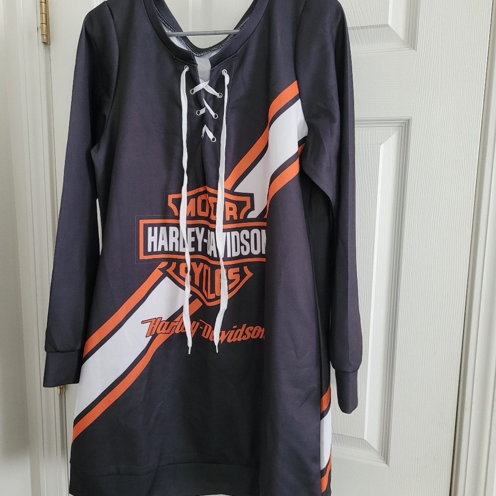 Harley Davidson Hoodie Dress
